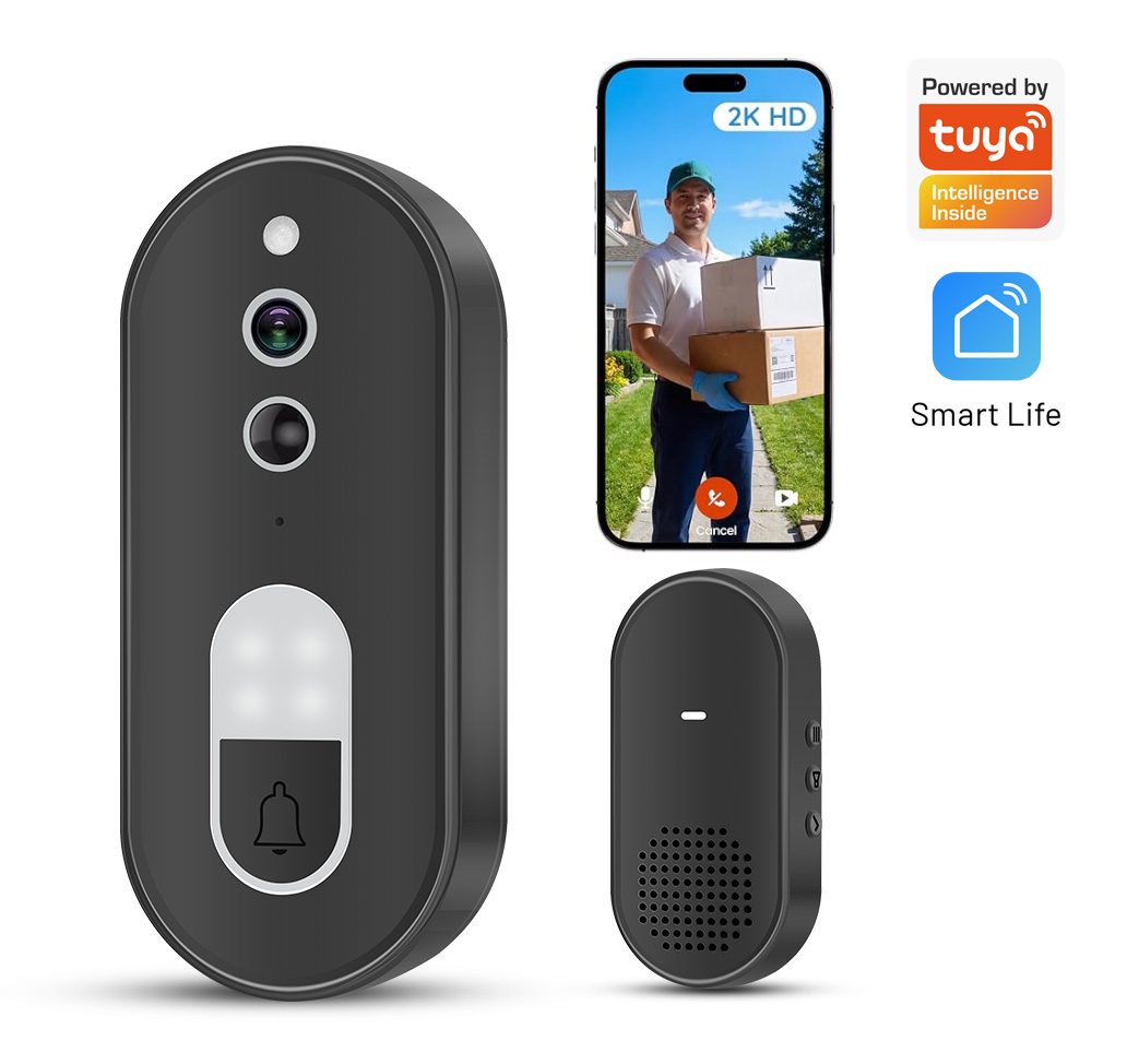 Home Security Blink - Tuya 1080P HD Bezprzewodowy Wideodomofon WiFi