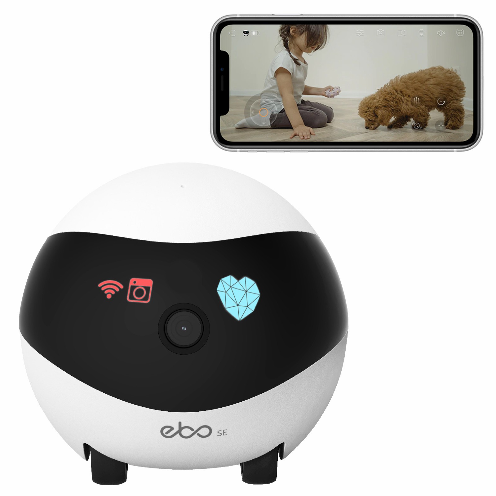 Home Security Robots - EBO SE Inteligentny Robot Domowy z