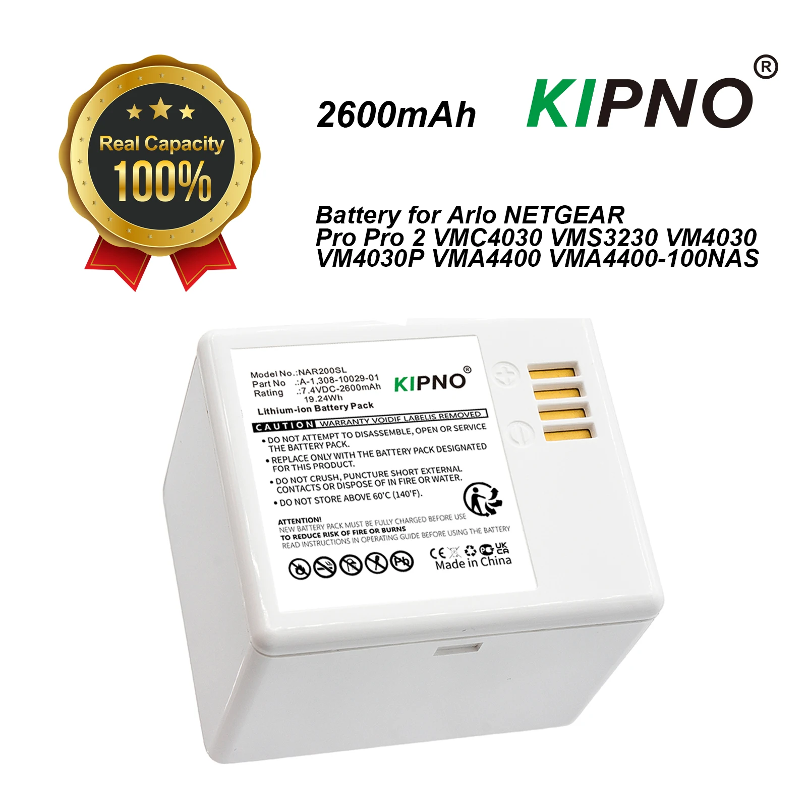 Home Security Arlo - KIPNO Bateria zamienna A-1 do kamery