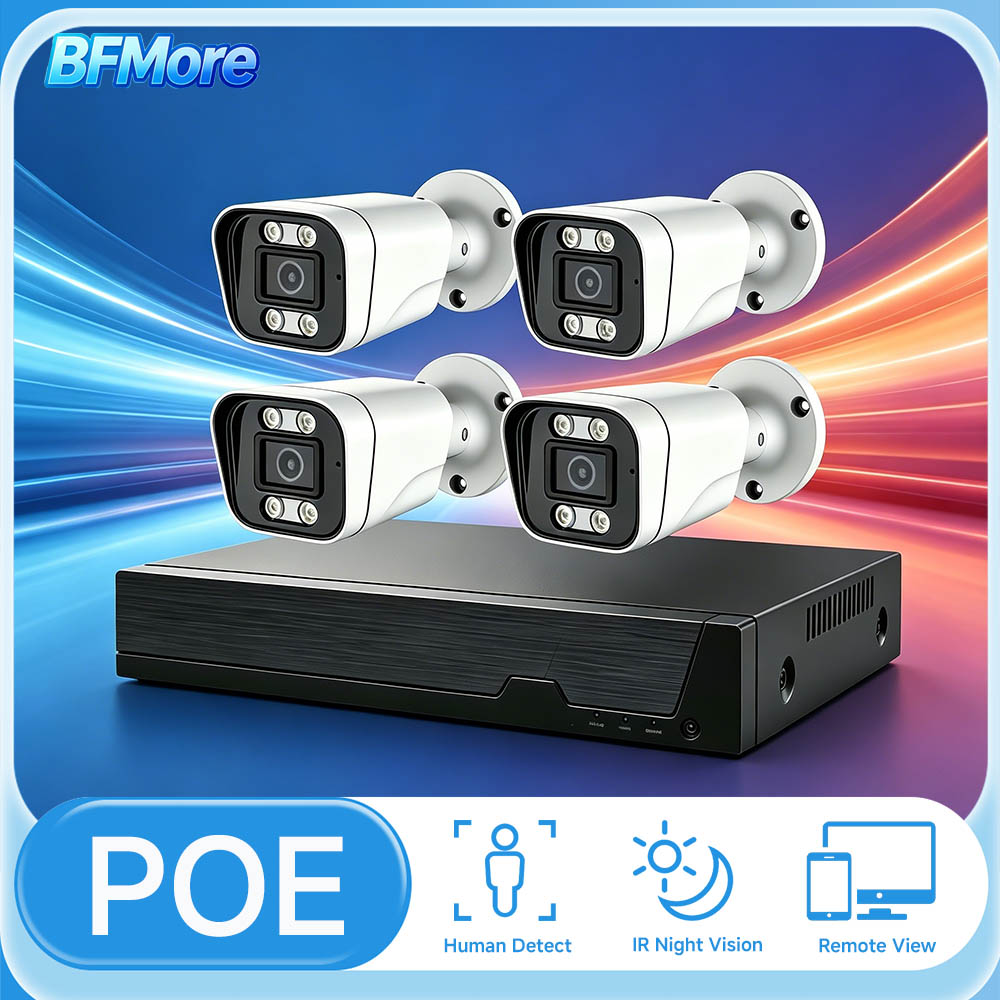 Home Security Video Recording Systems - BFMore 8MP 4K System Bezpieczeństwa z