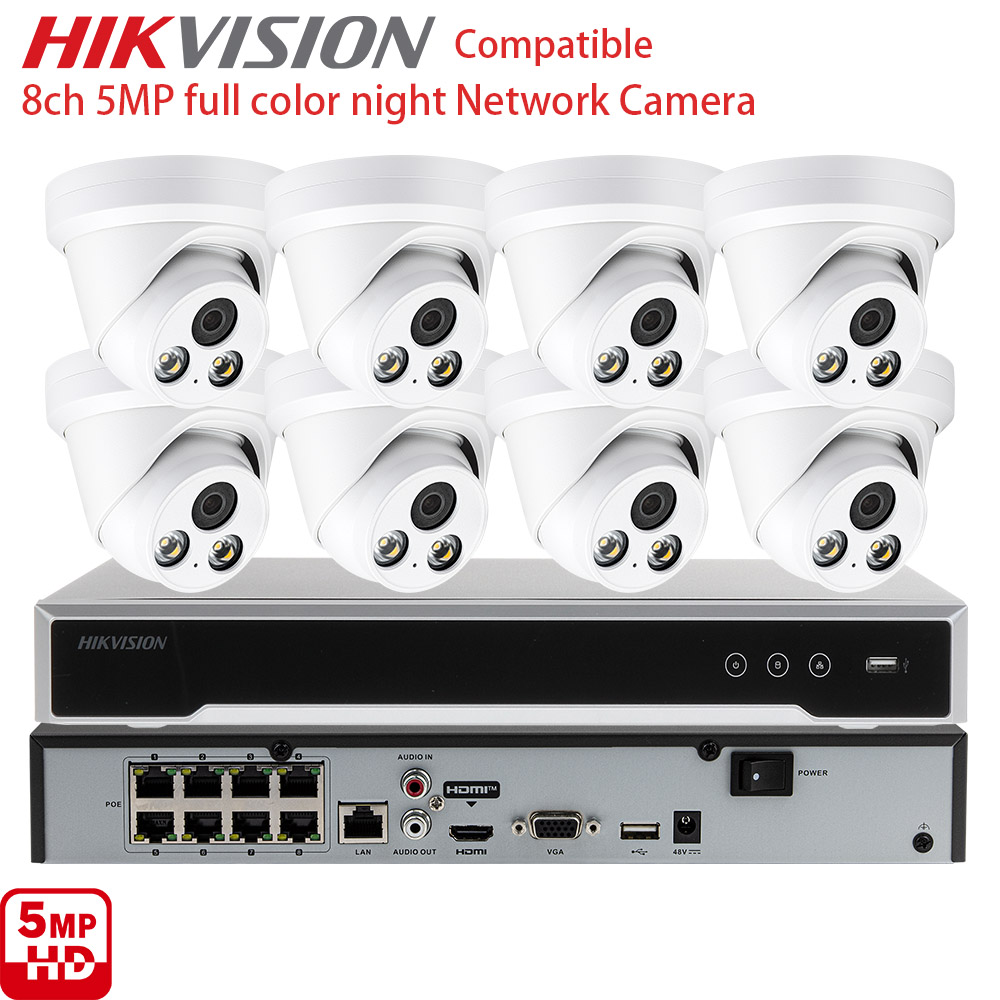 Home Security Video Recording Systems - 8-kanałowy system monitoringu IP CCTV 5MP