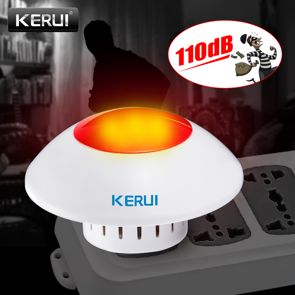 Home Security Blink - KERUI J009 Głośna syrena wewnętrzna Bezprzewodowa