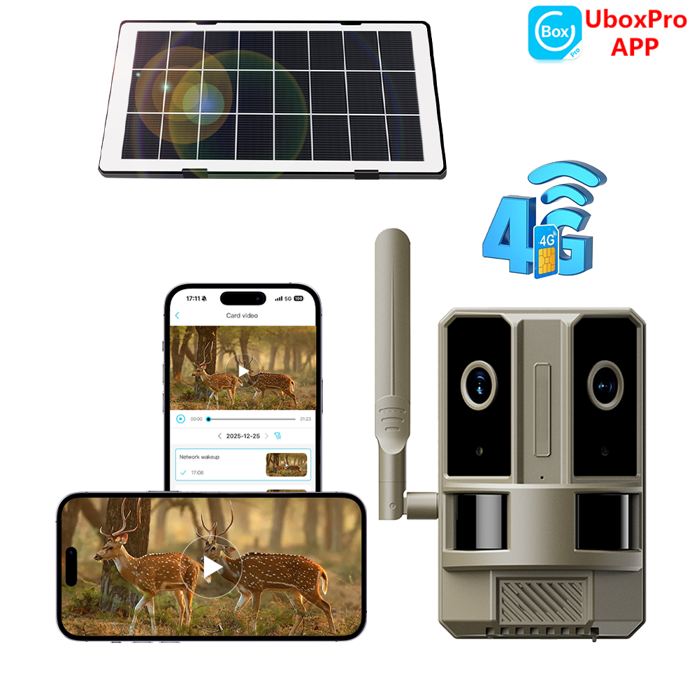 Home Security Game - Kamera terenowa 4G LTE z podwójnym