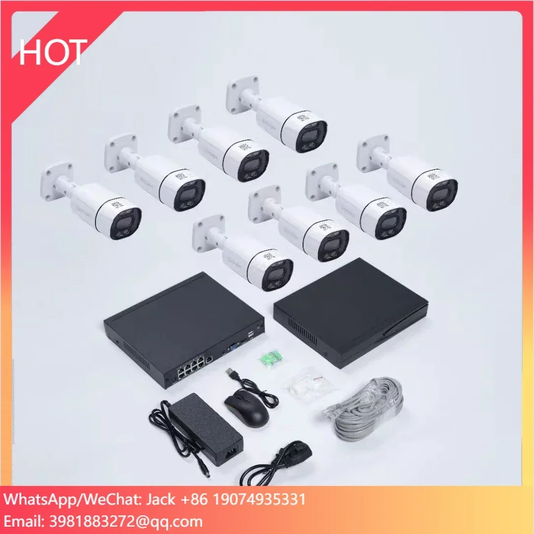 Nvr Kit 8 Channel - Zestaw 8-kanałowy NVR PoE 5MP H.265