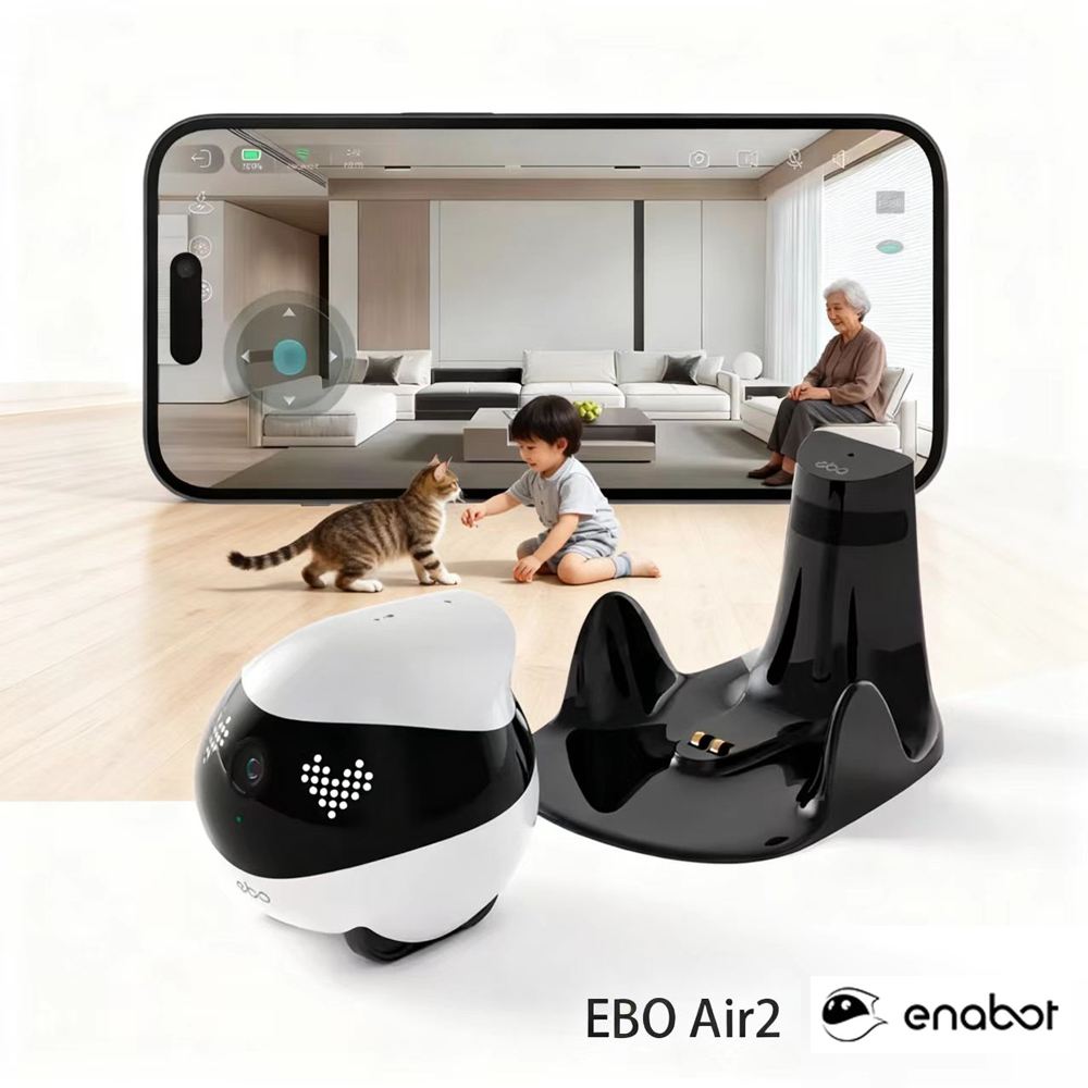 Enabot EBO AIR 2 Robot Towarzy – Home Security Robots recenzja i cena