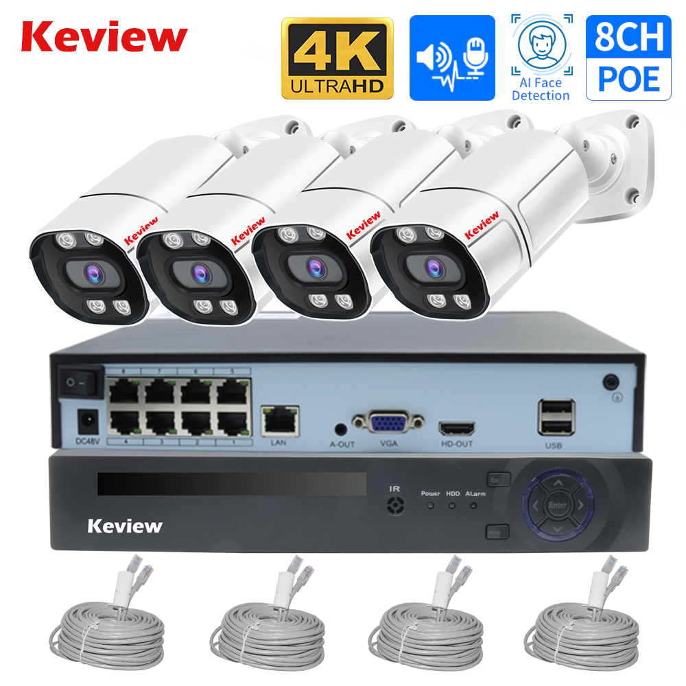 4K 8MP 4MP 8CH POE kamera moni – Nvr Kit 8 Channel recenzja i cena