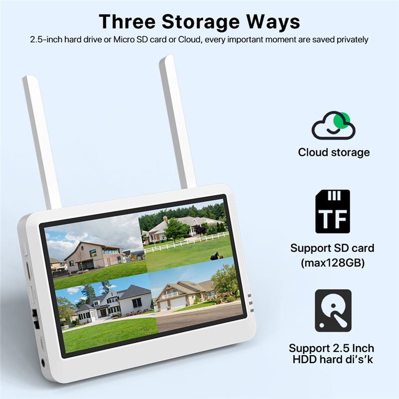 Bezprzewodowy monitor LCD 7-ca – Home Security Video Recording Systems recenzja i cena