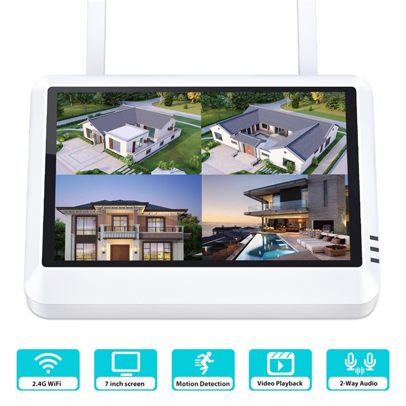Bezprzewodowy monitor LCD 7-ca – Home Security Video Recording Systems recenzja i cena