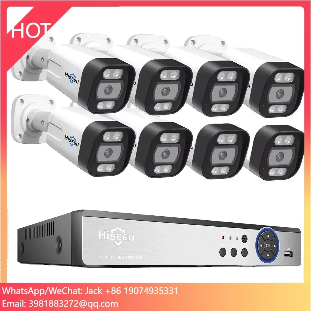 Hiseeu 4K 8-kanałowy 8MP Zewnę – Nvr Kit 8 Channel recenzja i cena