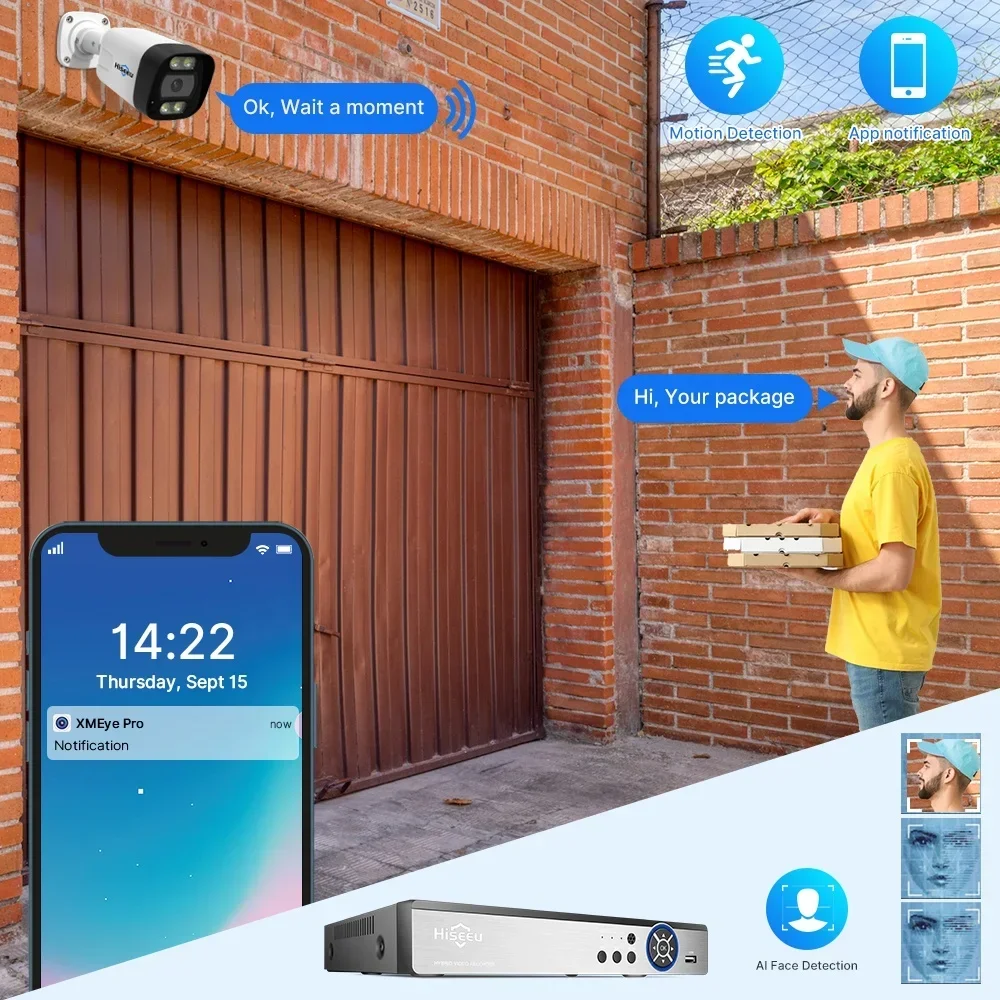 Hiseeu 4K 8-kanałowy 8MP Zewnę – Nvr Kit 8 Channel recenzja i cena