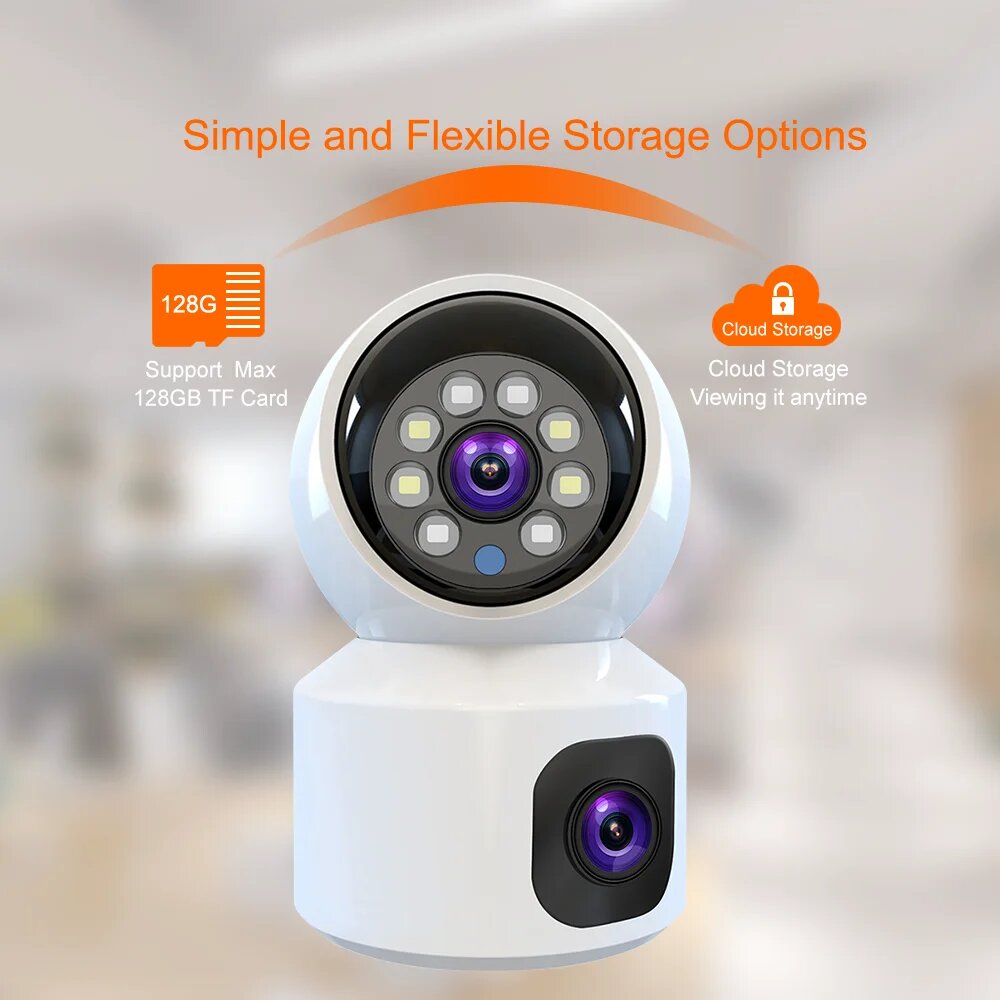 Kamera PTZ z podwójnym obiekty – Home Security Robots recenzja i cena