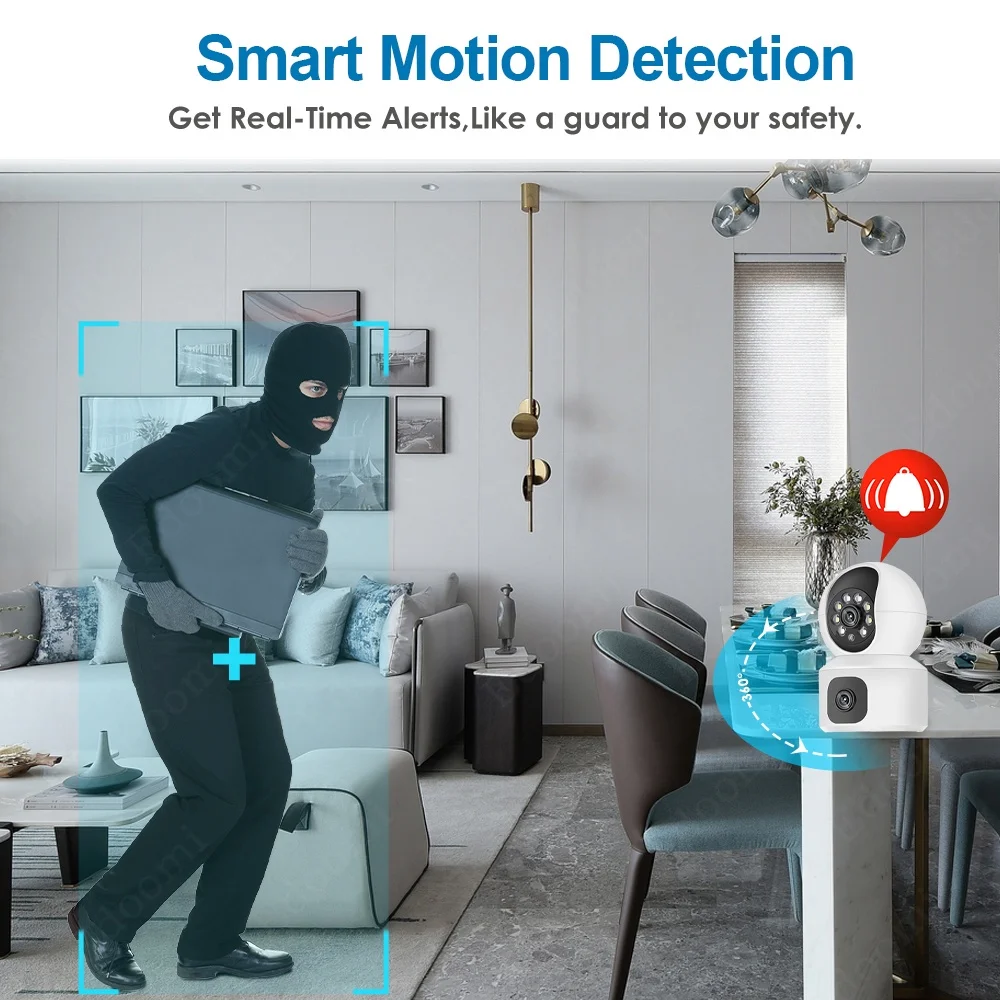 Kamera PTZ z podwójnym obiekty – Home Security Robots recenzja i cena