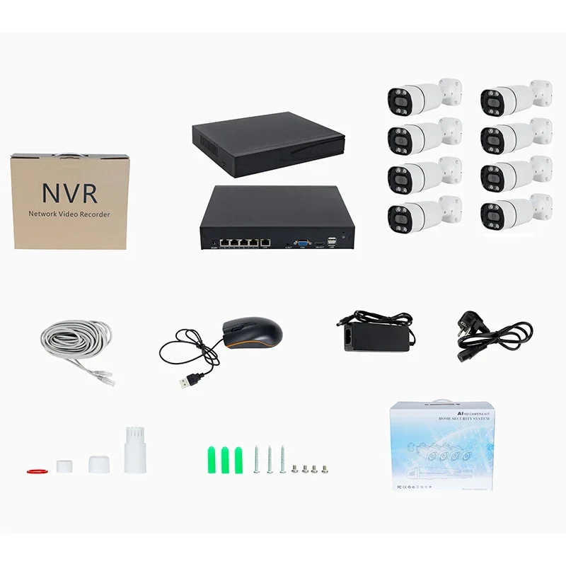 Zestaw 8-kanałowy NVR PoE 5MP  – Nvr Kit 8 Channel recenzja i cena