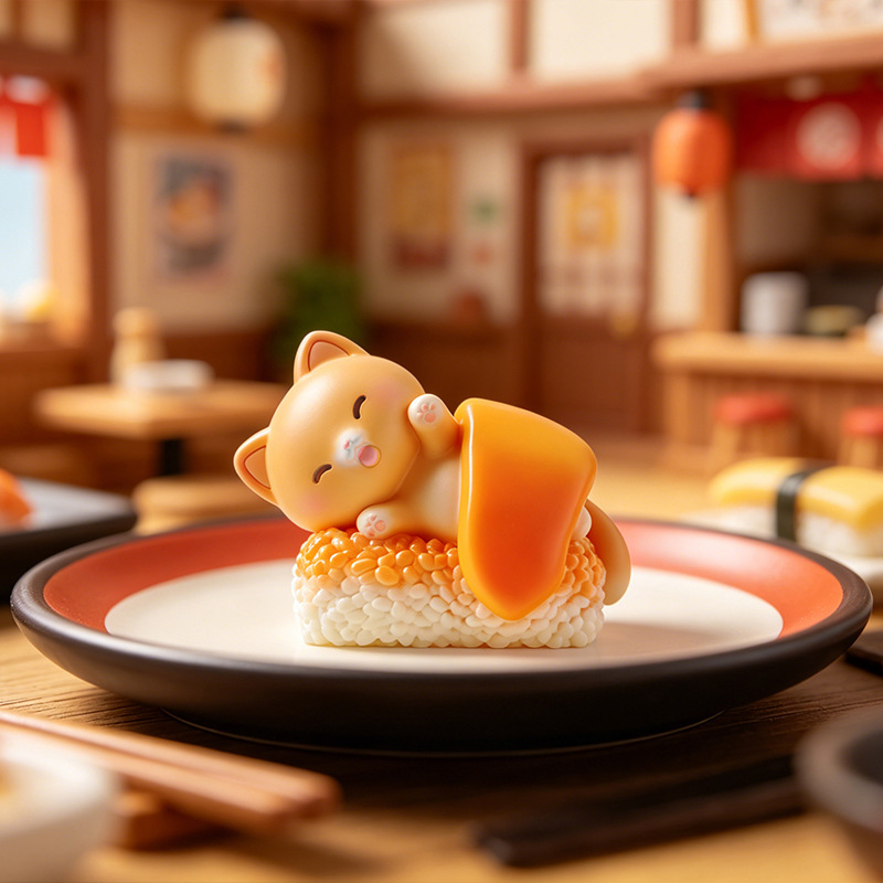 Figurka Sushi Cat Blind Box, k – Home Security Items recenzja i cena